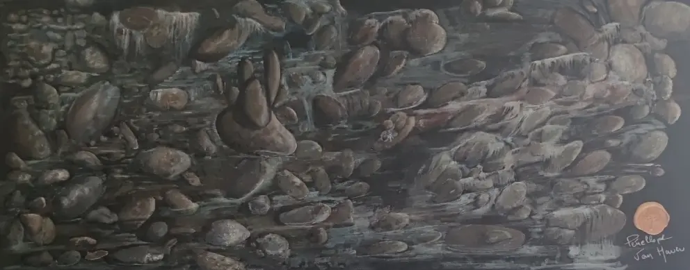 A fleur d'eau-Peinture sous résine-PenellopeVan Haver