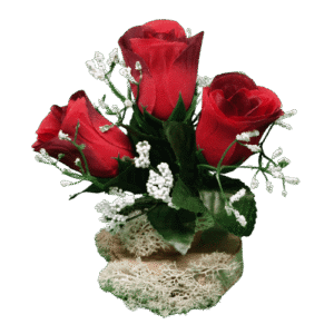 Bouquet de trois roses